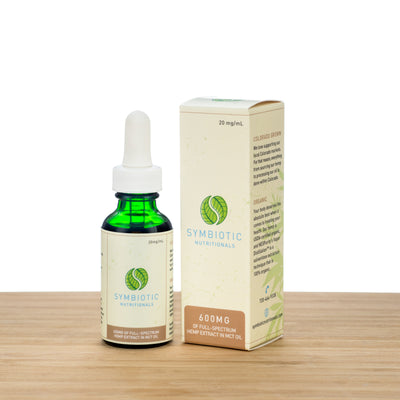 Symbiotic Hemp™: Organic 600mg Hemp Extract Peppermint Tincture